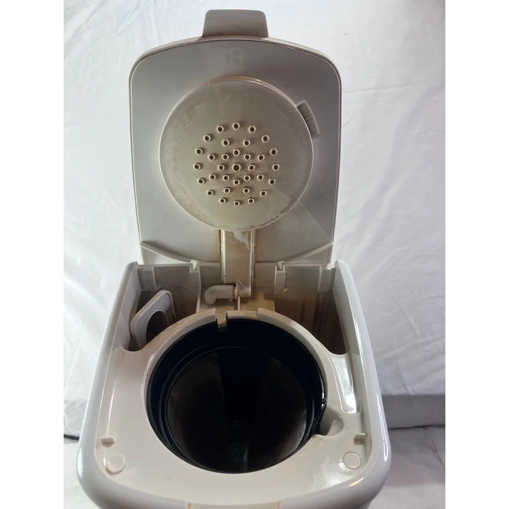 Cuisinart 14 Cup Programmable Coffee Maker White Stainless DCC3200W Glass Carafe